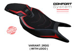Tappezzeria Italia Triumph Speed Triple 1200 RS 2022-2025 Seat Cover Comfort in Red and Grey