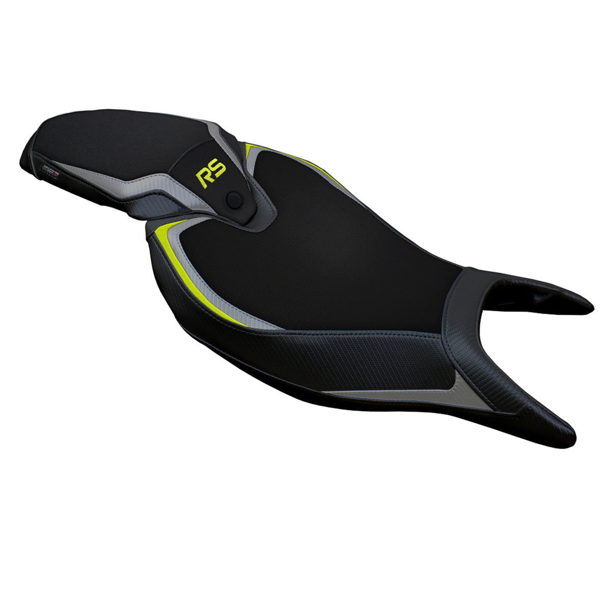 Tappezzeria Italia Triumph Speed Triple 1200 RS 2022-2025 Seat Cover in Grey Yellow and Black