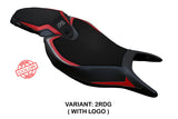 Tappezzeria Italia Triumph Speed Triple 1200 RS 2022-2025 Seat Cover in Red Grey and Black