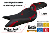 Tappezzeria Italia Triumph Street Triple 765 2023-2025 Seat Cover Comfort in Bordeaux and Black