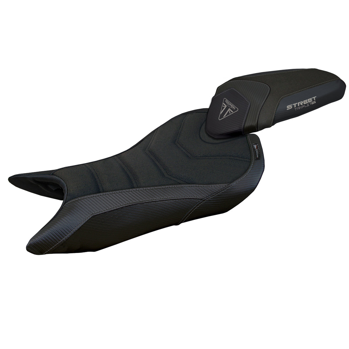 Tappezzeria Italia Triumph Street Triple 765 2023-2025 Seat Cover Ultragrip in Black