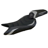 Tappezzeria Italia Triumph Street Triple 765 2023-2025 Seat Cover Ultragrip in Silver and Black
