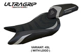 Tappezzeria Italia Triumph Street Triple 765 2023-2025 Seat Cover Ultragrip in Silver and Black