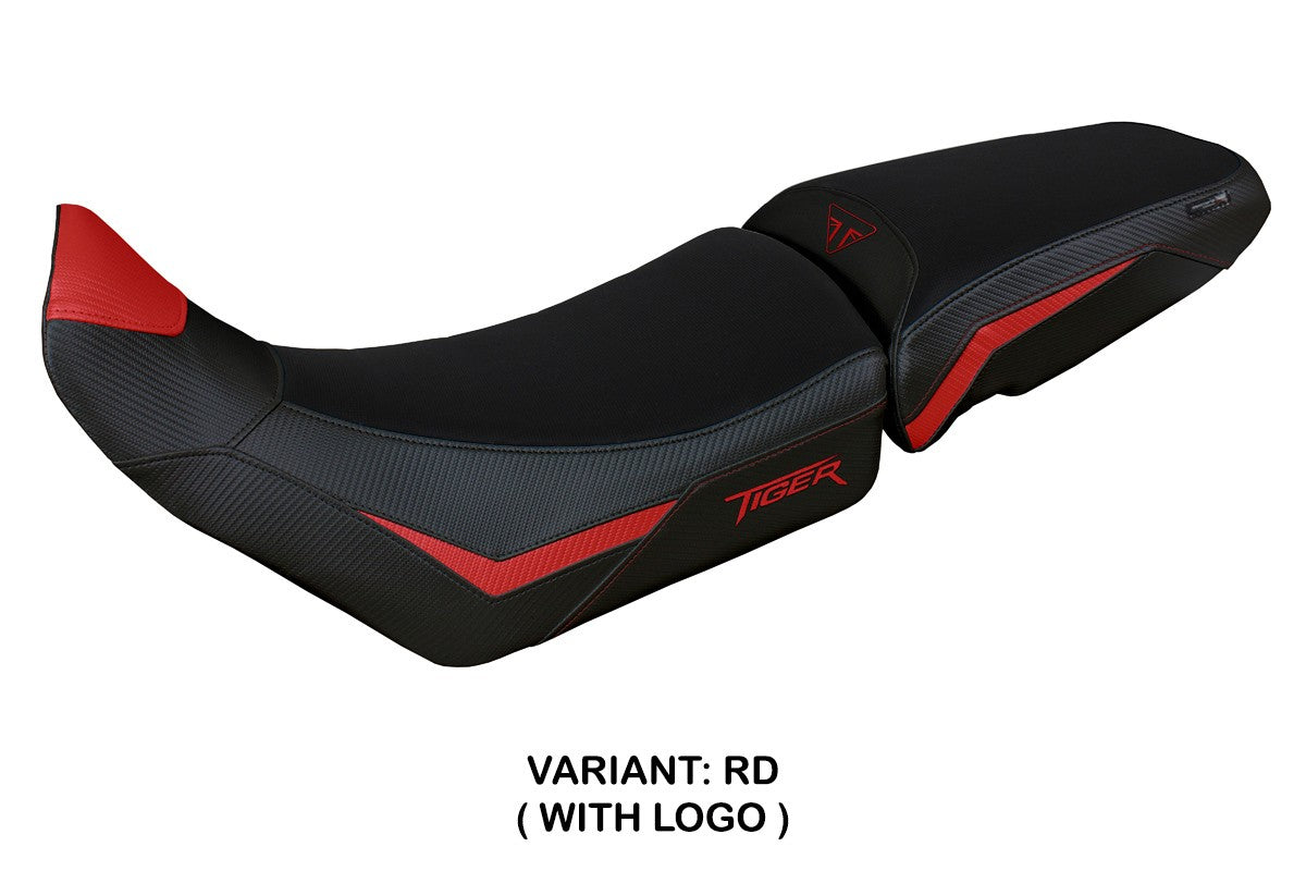 Tappezzeria Italia Triumph Tiger 850 Sport 2021-2025 Seat Cover Red Black