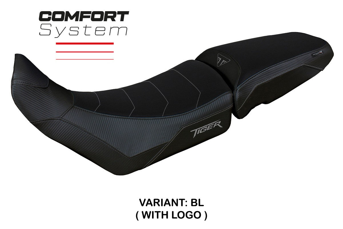 Tappezzeria Italia Triumph Tiger 850 Sport 2021-2025 Seat Cover Comfort Black