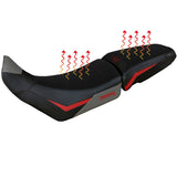 Tappezzeria Italia Triumph Tiger 850 Sport 2021-2025 Seat Cover Heating Comfort Red Gry