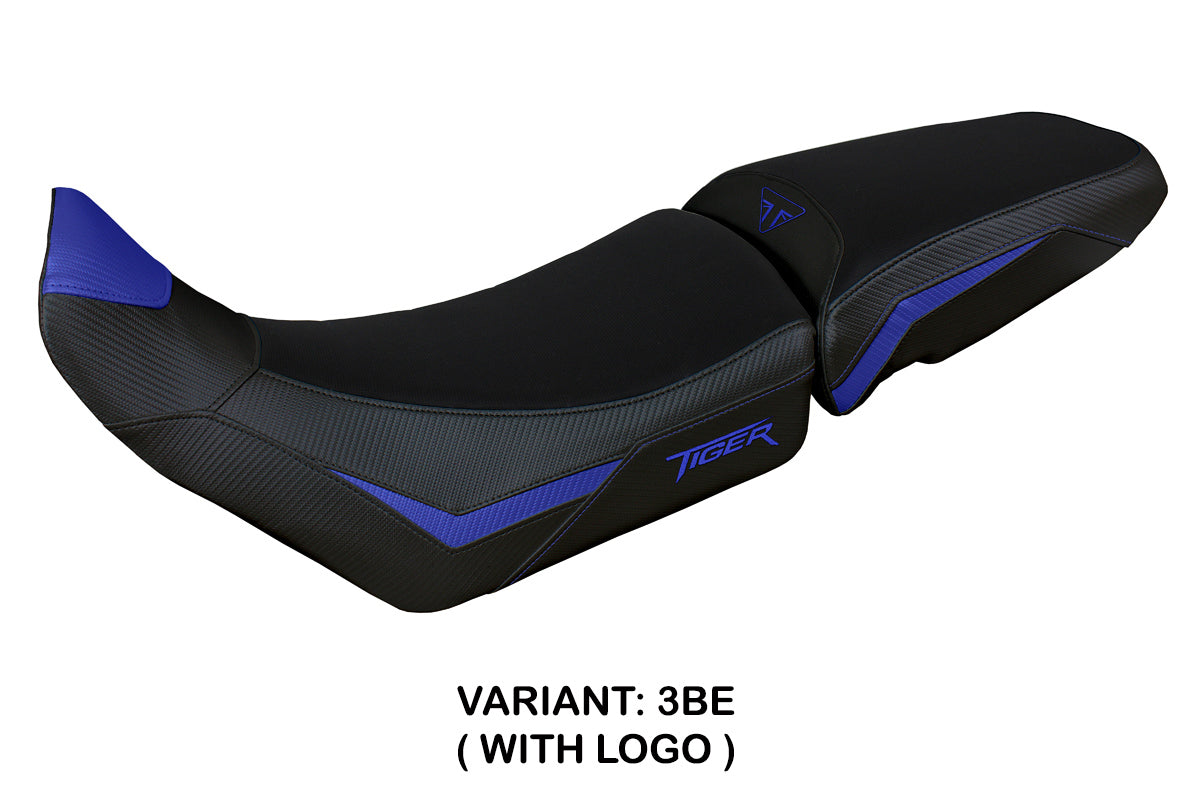 Tappezzeria Italia Triumph Tiger 900 2020-2023 Seat Cover in Blue and Black