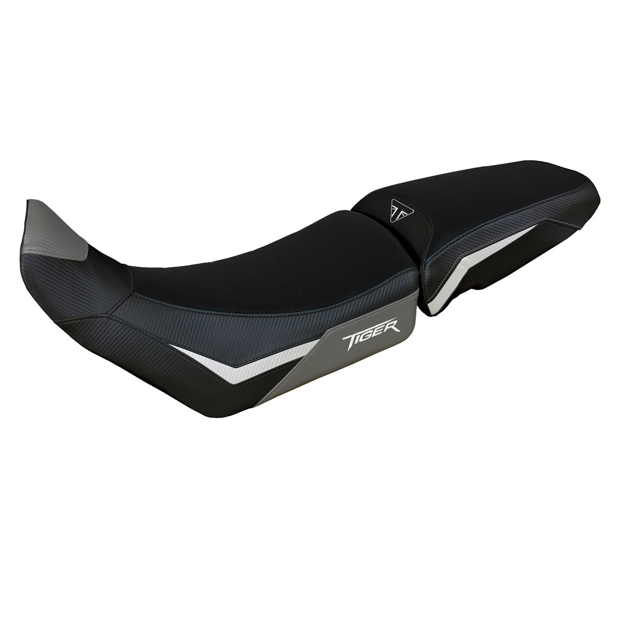 Tappezzeria Italia Triumph Tiger 900 2020-2023 Seat Cover in Grey White and Black