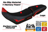 Tappezzeria Italia Triumph Tiger 900 2020-2023 Seat Cover Comfort in Red and Black