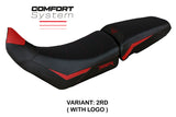 Tappezzeria Italia Triumph Tiger 900 2020-2023 Seat Cover Comfort in Red and Black