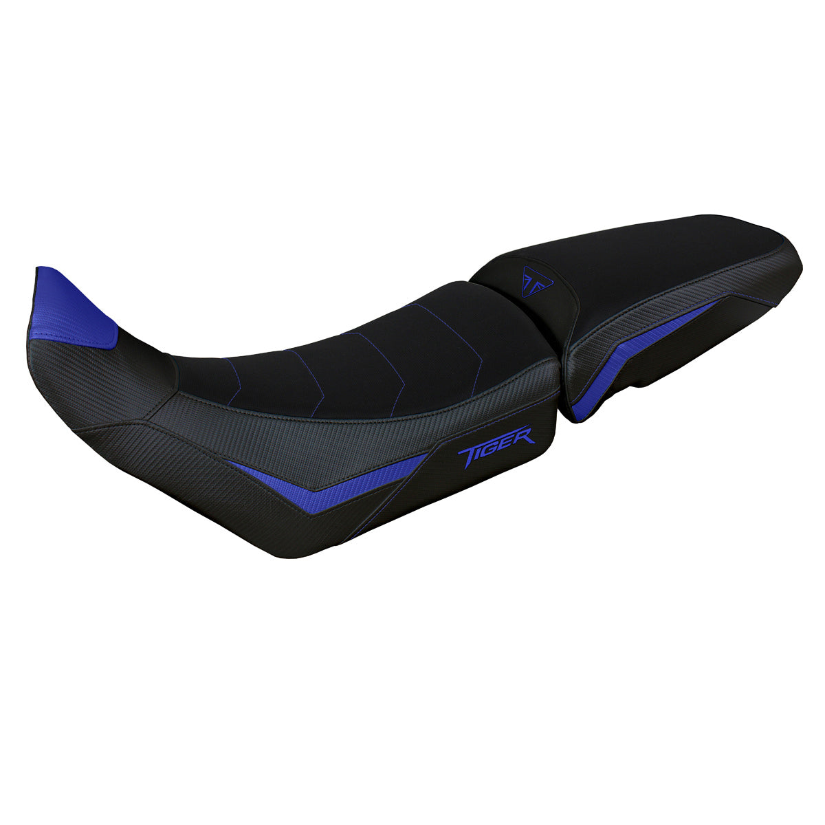 Tappezzeria Italia Triumph Tiger 900 2020-2023 Seat Cover Comfort in Blue and Black