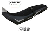 Tappezzeria Italia Triumph Tiger 900 2020-2023 Seat Cover Comfort Silver and Black