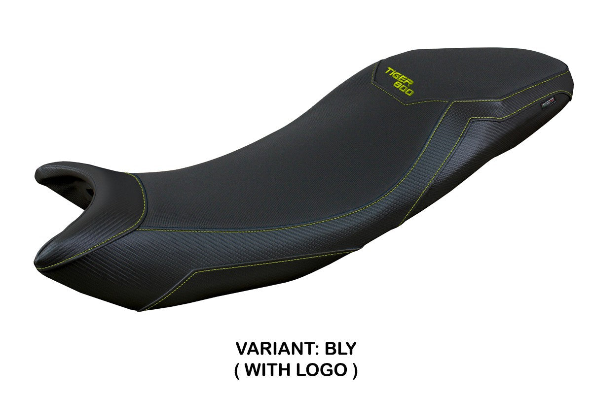 Tappezzeria Italia Triumph Tiger Sport 800 2025 Seat Cover Black Yellow Fluo