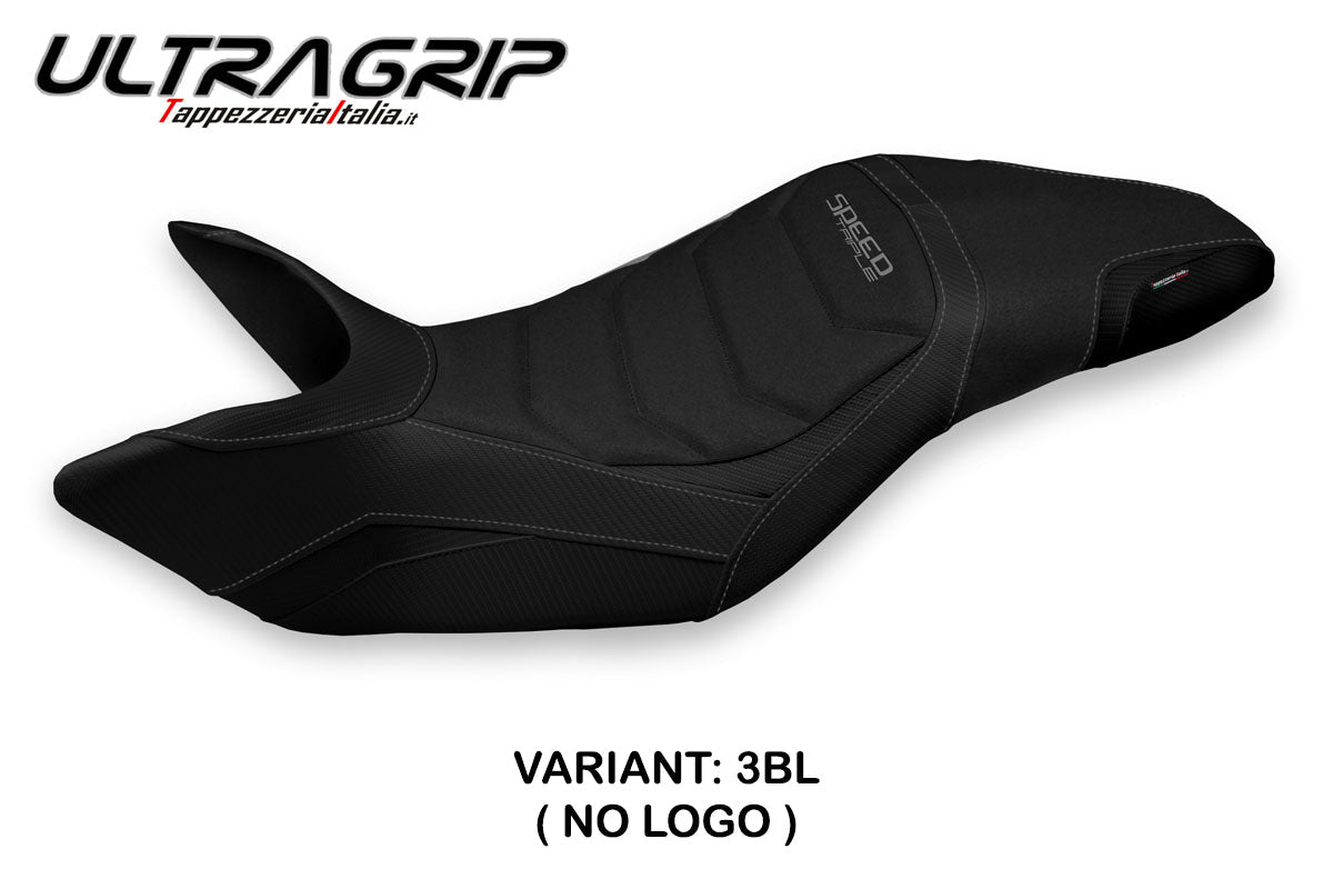 Tappezzeria Italia Triumph Speed Triple 2011-2015 Seat Cover Ultragrip in Black