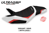 Tappezzeria Italia Triumph Speed Triple 2011-2015 Seat Cover Ultragrip in White and Red