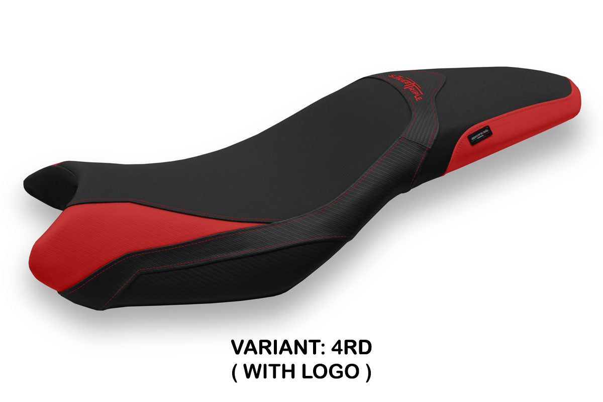 Tappezzeria Italia Triumph Street Triple 675 2013-2016 Seat Cover in Red and Black