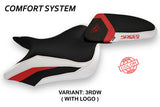 Tappezzeria Italia Triumph Speed Triple 2016-2021 Seat Cover Comfort in Red and White