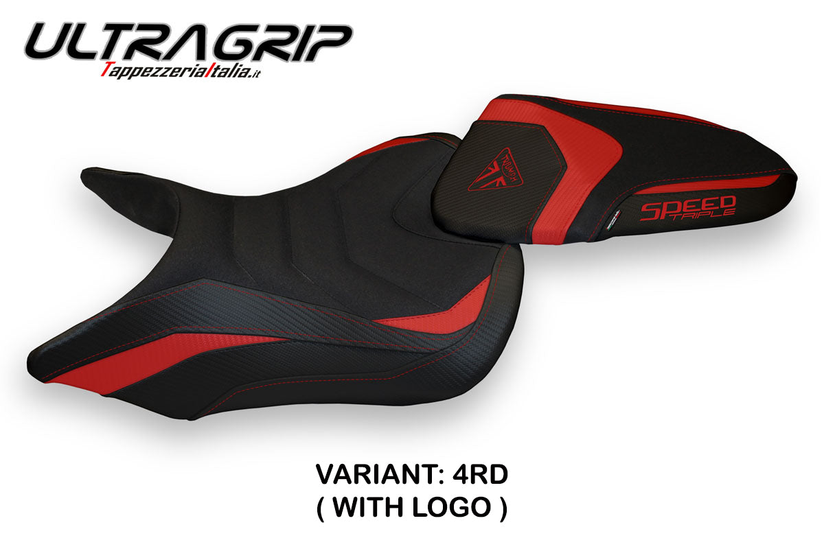 Tappezzeria Italia Triumph Speed Triple 2016-2021 Seat Cover Ultragrip in Red