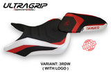 Tappezzeria Italia Triumph Speed Triple 2016-2021 Seat Cover Ultragrip in Red and White
