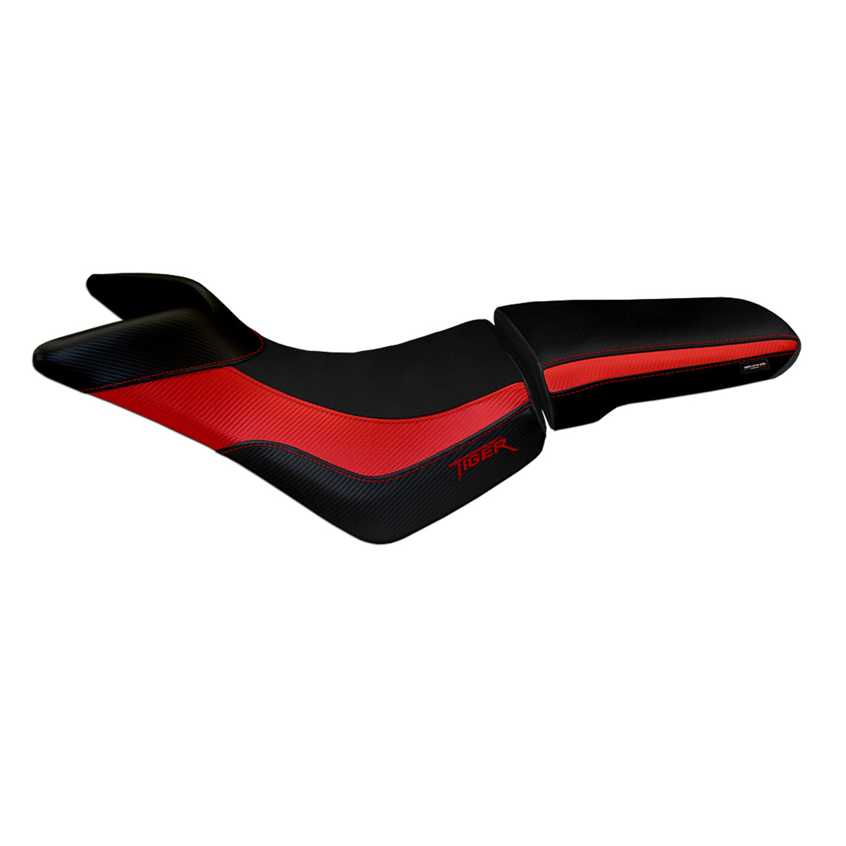 Tappezzeria Italia Triumph Tiger 800 800XC 2010-2020 Seat Cover in Red and Black