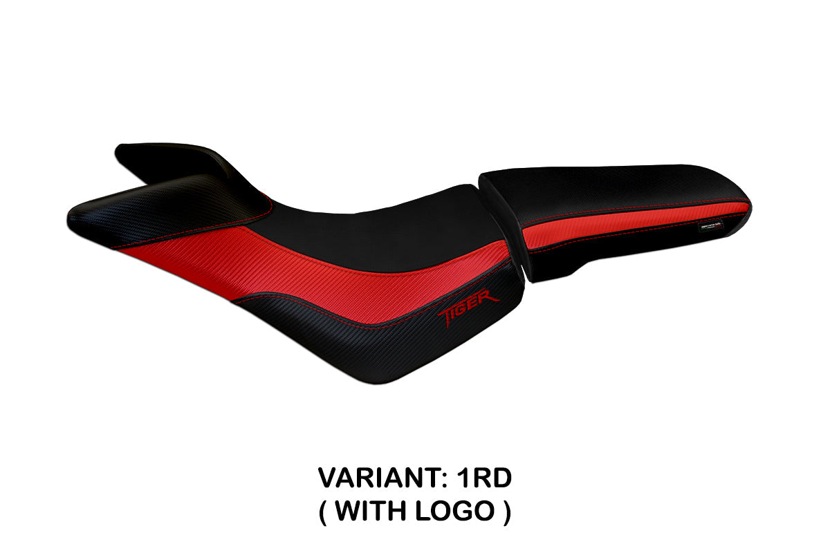 Tappezzeria Italia Triumph Tiger 800 800XC 2010-2020 Seat Cover in Red and Black