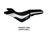 Tappezzeria Italia Triumph Tiger 800 800XC 2010-2020 Seat Cover in White Black