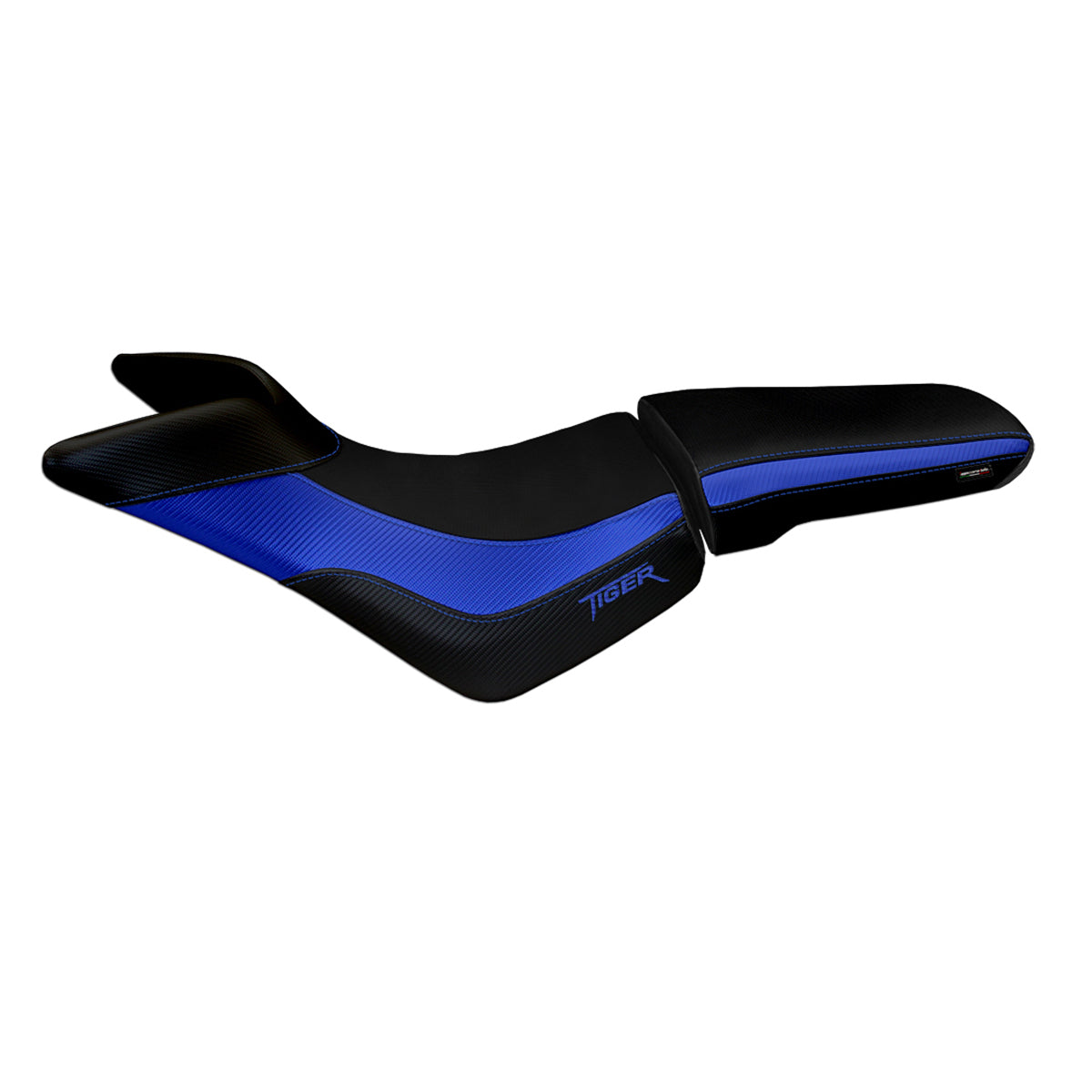 Tappezzeria Italia Triumph Tiger 800 800XC 2010-2020 Seat Cover in Blue and Black