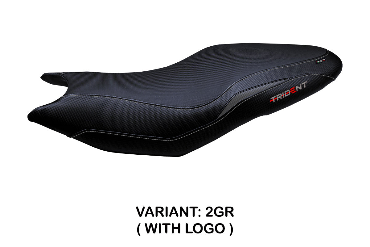 Tappezzeria Italia Triumph Trident 660 2021-2025 Seat Cover in Grey and Black