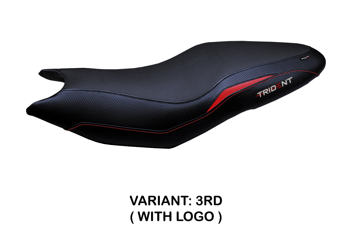 Tappezzeria Italia Triumph Trident 660 2021-2025 Seat Cover in Red and Black