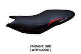 Tappezzeria Italia Triumph Trident 660 2021-2025 Seat Cover in Red and Black
