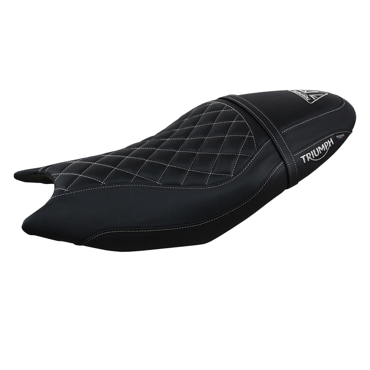 Tappezzeria Italia Triumph Trident 660 2021-2025 Seat Cover in Black White Diamond