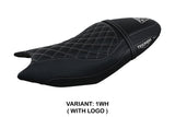 Tappezzeria Italia Triumph Trident 660 2021-2025 Seat Cover in Black White Diamond