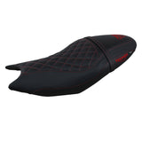Tappezzeria Italia Triumph Trident 660 2021-2025 Seat Cover in Black Red Diamond