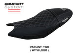 Tappezzeria Italia Triumph Trident 660 2021-2025 Seat Cover Comfort in Black and White