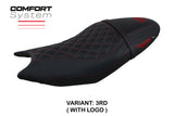 Tappezzeria Italia Triumph Trident 660 2021-2025 Seat Cover Comfort in Black and Red