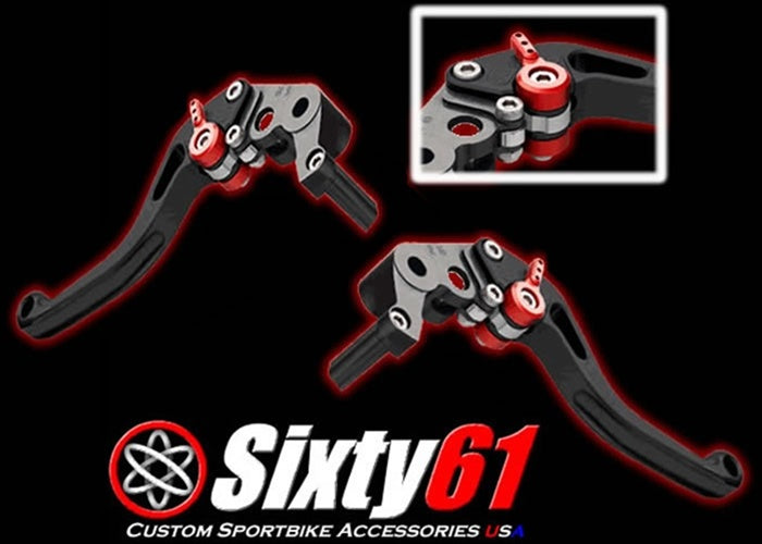 Triumph Brake & Clutch Levers, Black Shorty Adjustable