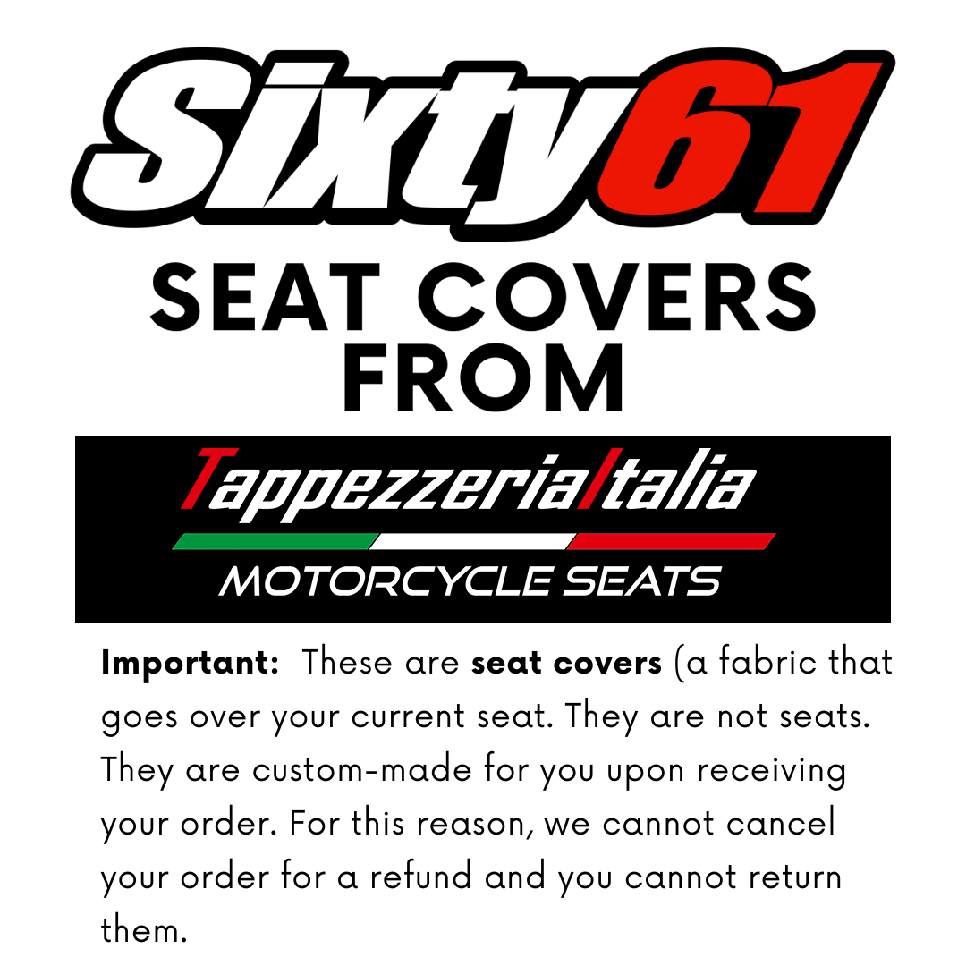 Tappezzeria Italia Yamaha MT-07 FZ07 2025 Seat Cover Silver Light Blue Black