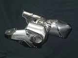 Vandemon Triumph Rocket 3R & GT 2500 2019-25 Titanium Bimodal Stealth Titanium Slip-On Mufflers TRIUMROCKET3O2MUFA VA-152
