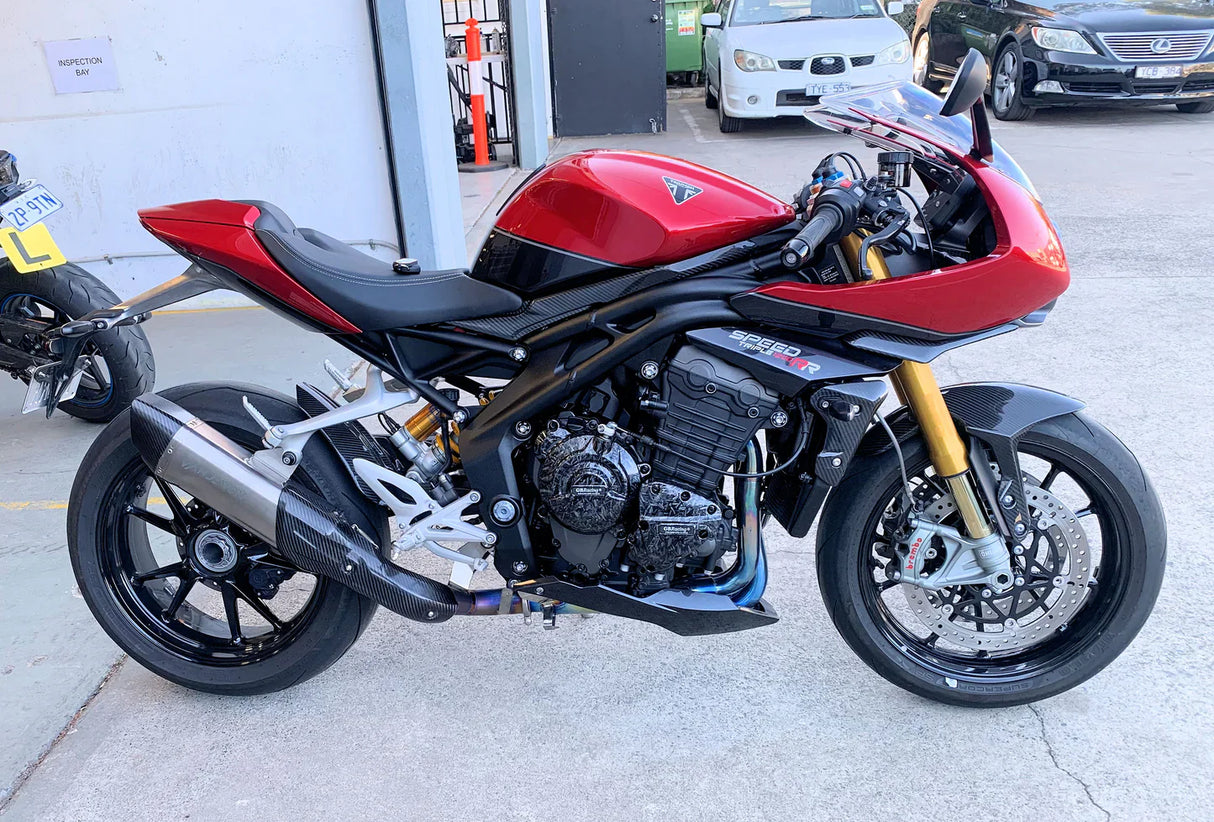 Vandemon Triumph Speed Triple 1200 RS & RR 2021-2024 Titanium Full Exhaust System TRIUM120SPD3EXHSYSA VA-155