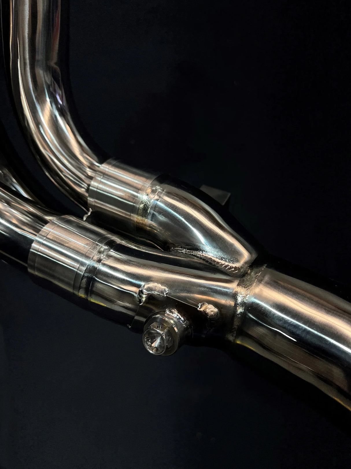 Vandemon Triumph Speed Triple 1200 RS, RR & RX Polished Titanium Headers and Link Pipe 2025-2026 TRIUM120SPDHEADRB-1  VA-156