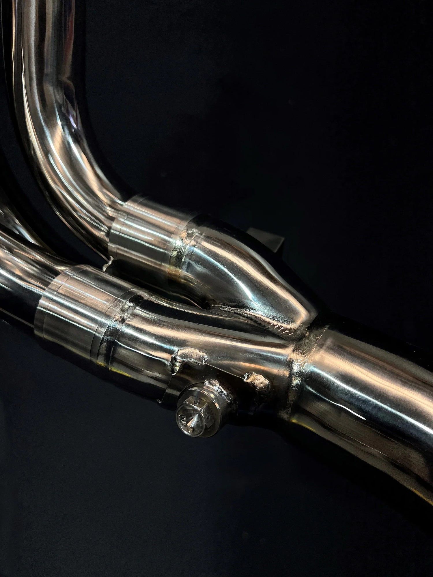 Vandemon Triumph Speed Triple 1200 RS, RR & RX Polished Titanium Headers and Link Pipe 2025-2026 TRIUM120SPDHEADRB-1  VA-156