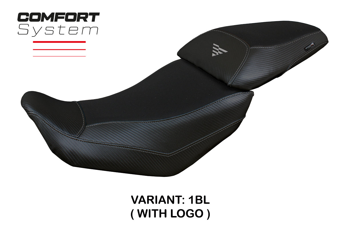 Tappezzeria Italia Voge Valico 500 DS DSX 2020-2024 Seat Cover Comfort in Black
