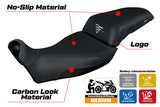 Tappezzeria Italia Voge Valico 525 DS DSX 2023-2025 Seat Cover Black