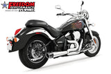 KAWASAKI VULCAN 900 COMBAT FLUTED 2-INTO-1 2006-2020