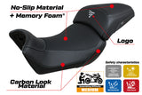 Tappezzeria Italia Voge Valico 650 DS 2021-2024 Seat Cover Comfort in Black