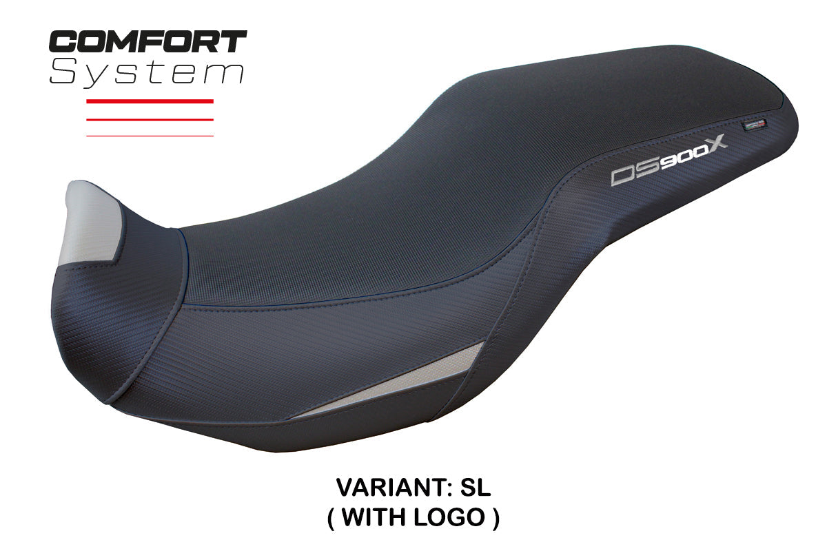 Tappezzeria Italia Voge Valico 900 DSX 2024-2025 Seat Cover Comfort Silver Black
