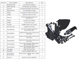 Graves Motorsports WORKS Kawasaki ZX-10R / ZX-10RR Adjustable Rearsets  W-RSK-19ZX1-KAF
