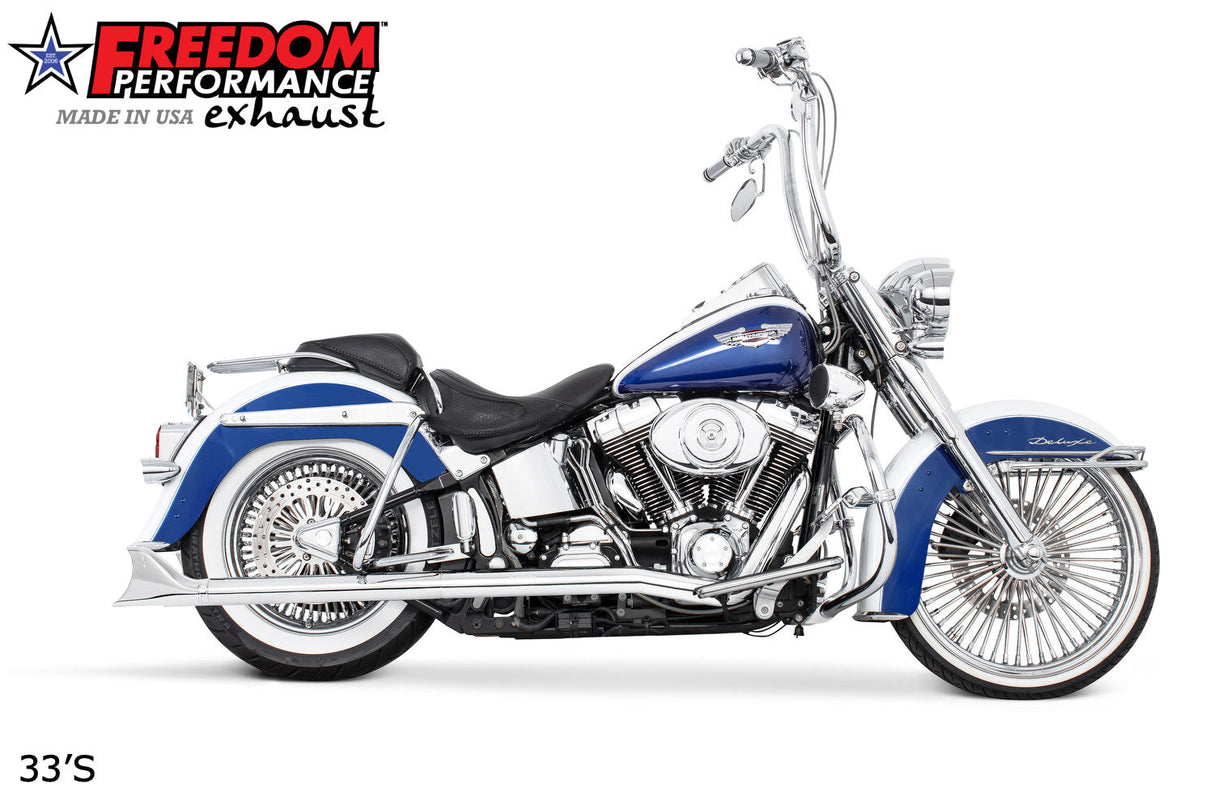 HARLEY SOFTAIL 2.5" CLASSIC SLIP-ONS 1997-2017 *FITS FREEDOM HEADERS ONLY*