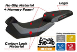 Tappezzeria Italia Aprilia Caponord 1200 2013-2016 2017 Seat Cover Comfort Grey Black