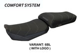 Tappezzeria Italia Yamaha Tracer 900 2015-2017 Seat Cover Comfort in Black